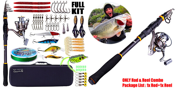 Sougayilang Fishing Rod and Reel Combos