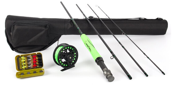 ICEWEI Travel Fly Fishing Rod and Reel Combos