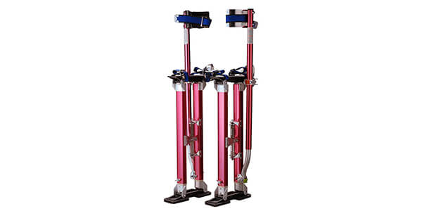 Pentagon Tool Professional 24 to 40 Red Drywall Stilts 