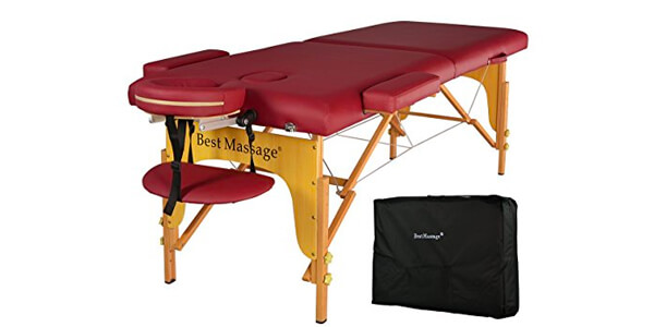 BestMassage PU Portable Massage Table 