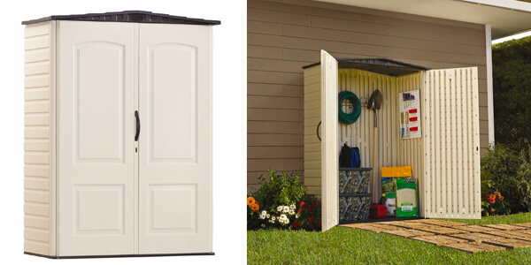 Rubbermaid Plastic Small Outdoor Storage Shed