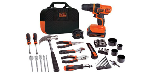 BLACK+DECKER LDX120PK 20V Lithium-Ion Drill and Project Kit