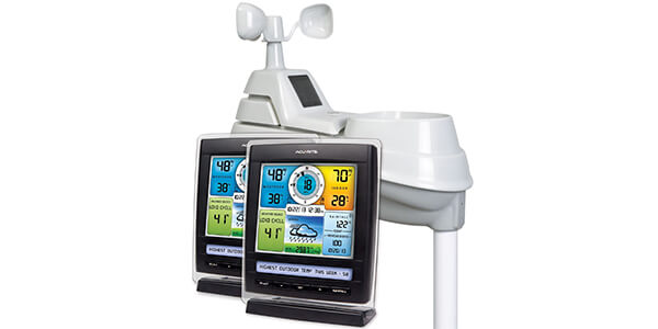 AcuRite 01078M Pro Color Weather Station with Two Displays 