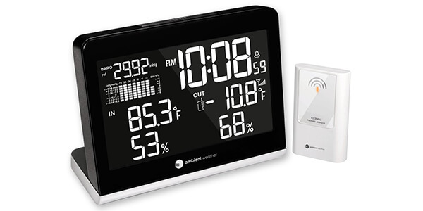 Ambient Weather WS-8600 Weather Station Clock