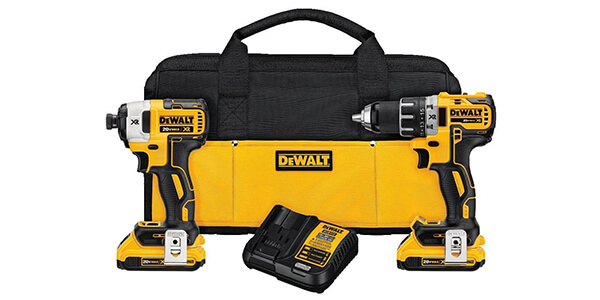 DEWALT DCK283D2 MAX XR Lithium Ion Brushless Compact Drill/Driver