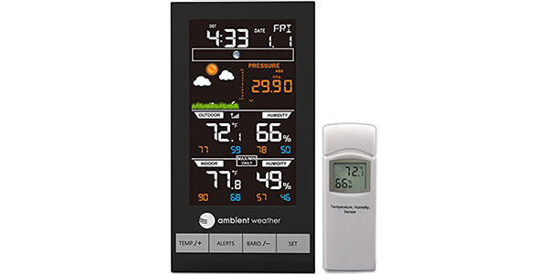 Ambient Weather WS-2801 Advanced Wireless Color Forecast Station 