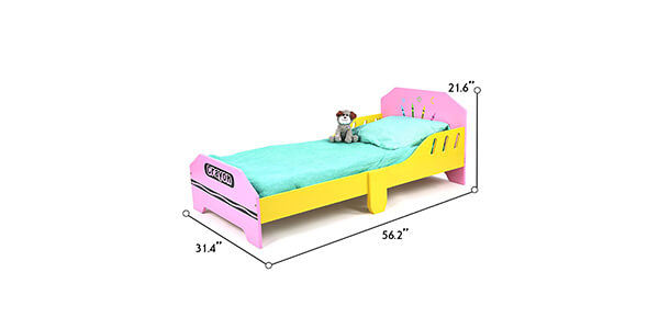 Bebe Style Kids Junior Wooden Bed for Children