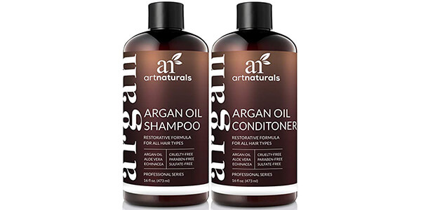 Art Naturals Organic Moroccan Argan Oil Shampoo and Conditioner Set