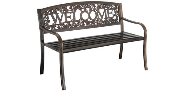 TX 94101 Leigh Country Metal Bench