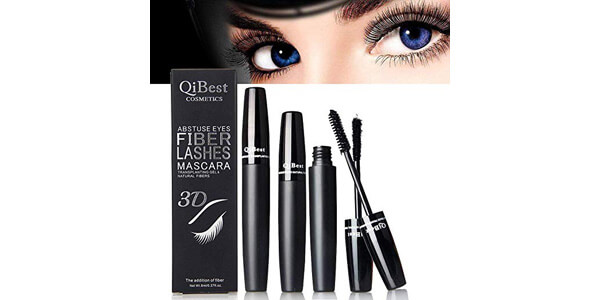 QiBest Cosmetics Abtuse Eyes 3D Fiber Lashes Mascara