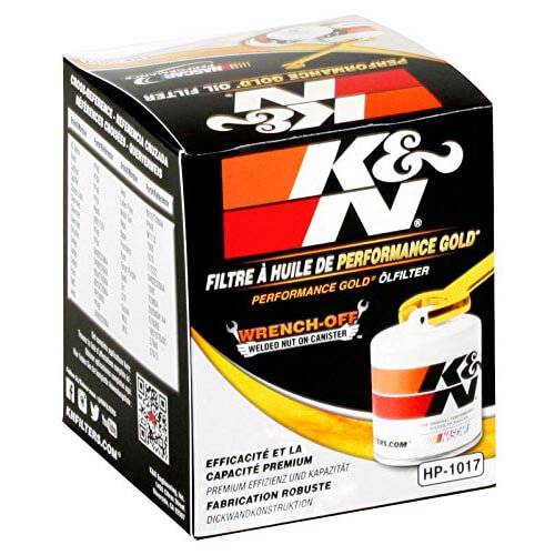 K&N HP-1017 Performance Gold Oil Filter Fit For Cadillac Chevrolet Dodge GMC Jeep Hummer